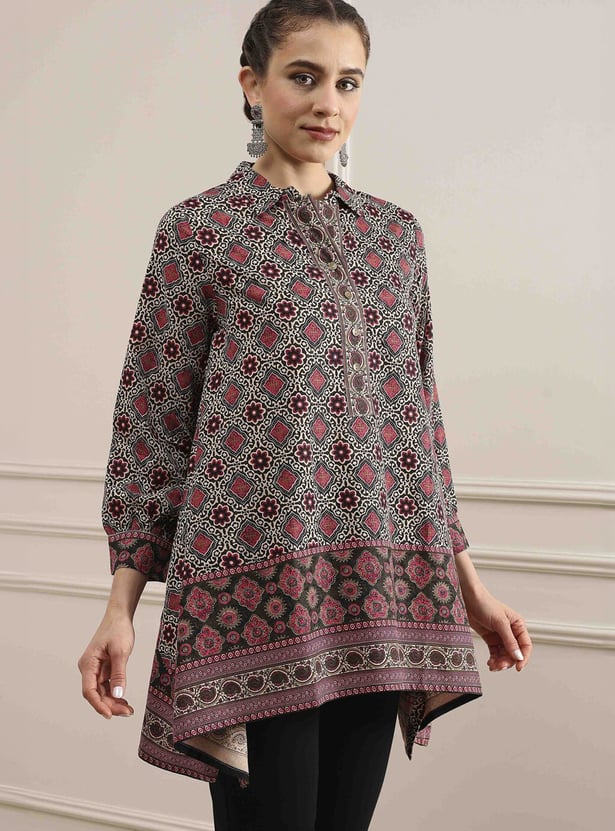 BIBA Printed A-line Tunic