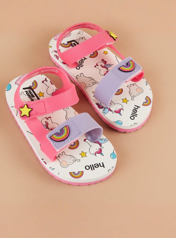 FAME FOREVER Girls Unicorn Print Floaters