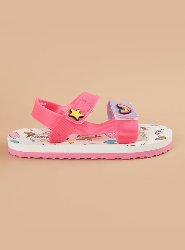 FAME FOREVER Girls Unicorn Print Floaters