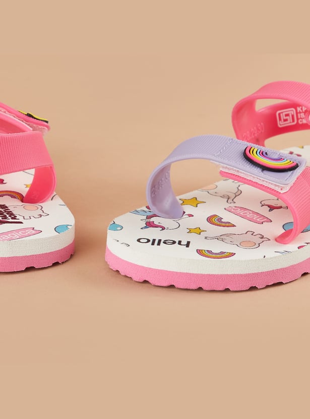 FAME FOREVER Girls Unicorn Print Floaters