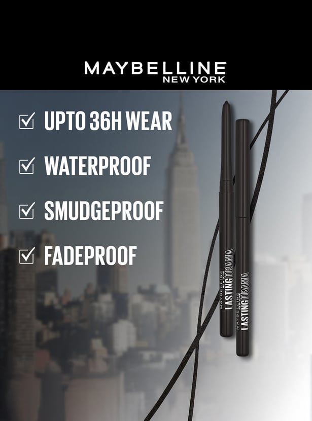 MAYBELLINE NEW YORK Colossal Lasting Drama Kajal - 10 Midnight Black - 0.31g