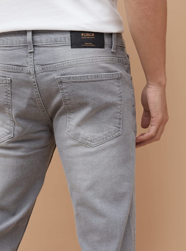 FORCA Washed Slim Tapered Jeans