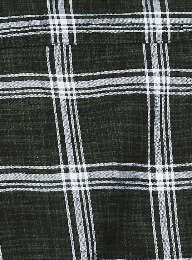 UNITED COLORS OF BENETTON Checked Regular Fit Shirt