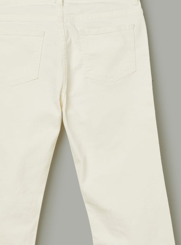 FAME FOREVER Girls Embellished Flared Jeans
