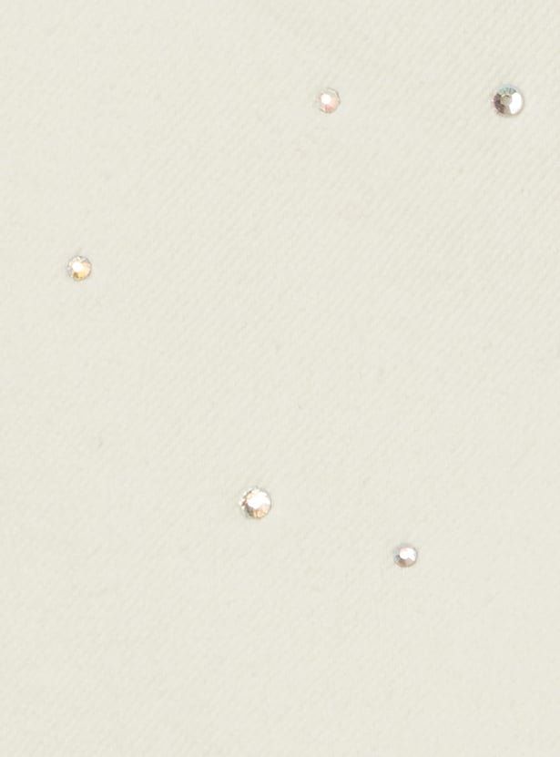 FAME FOREVER Girls Embellished Flared Jeans