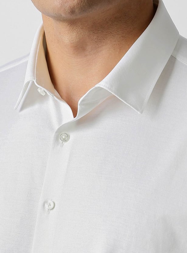 slim fit dress slacks Performance Knit Short Sleeve Solid