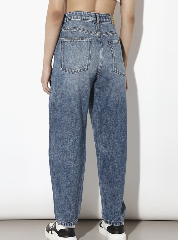 ONLY Distressed Relaxed Fit Jeans