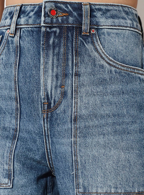 ONLY Distressed Relaxed Fit Jeans
