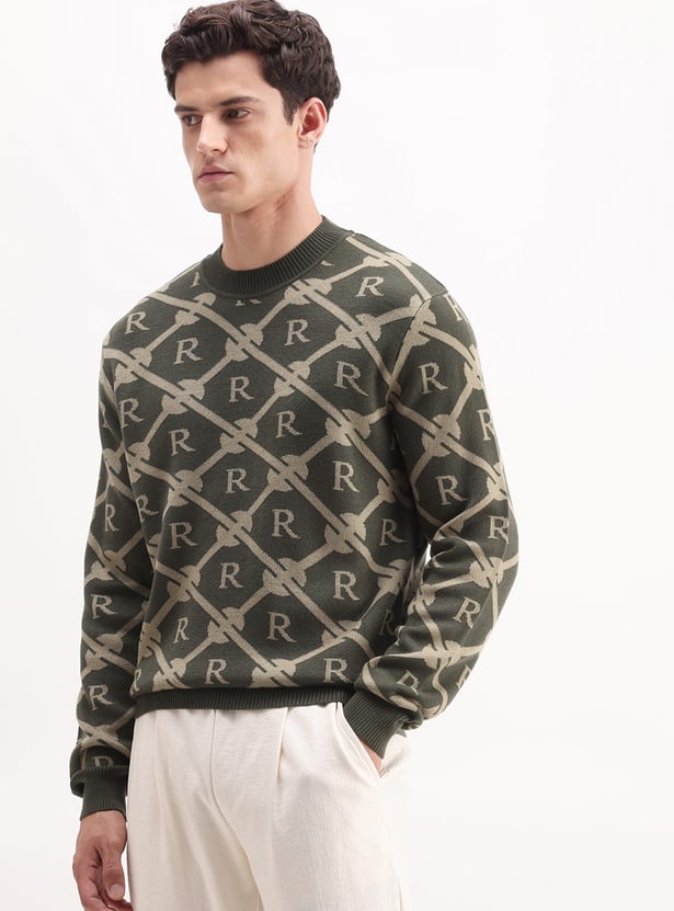 Rare Rabbit Sweaters Buy RARE RABBIT Patterned Knit Sweater from Rare Rabbit at just INR 3499.0