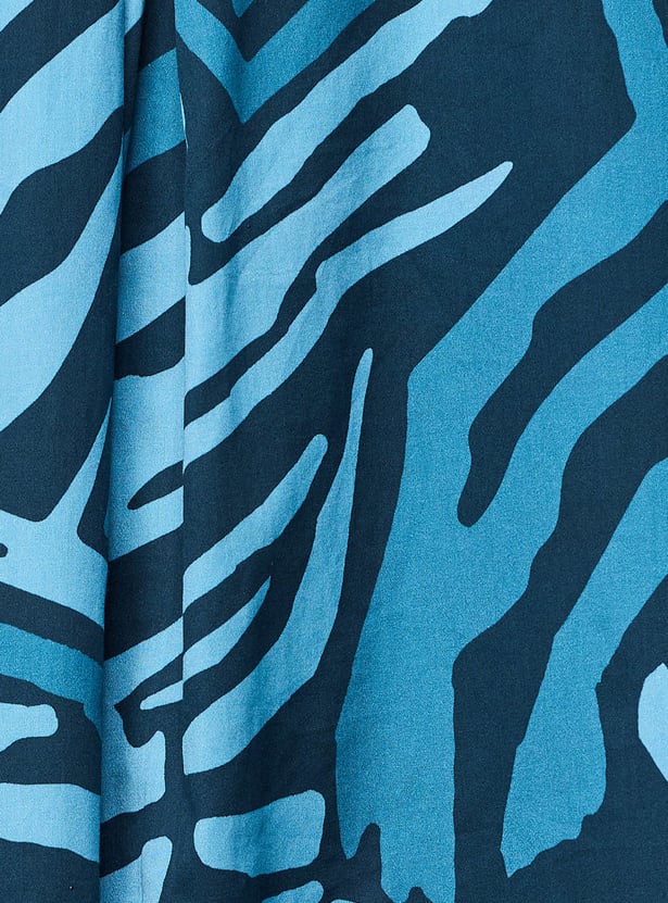 AND Abstract Print A-Line Dress