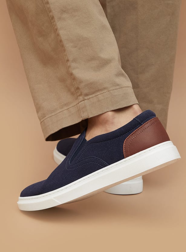FORCA Textured Slip-On Sneakers