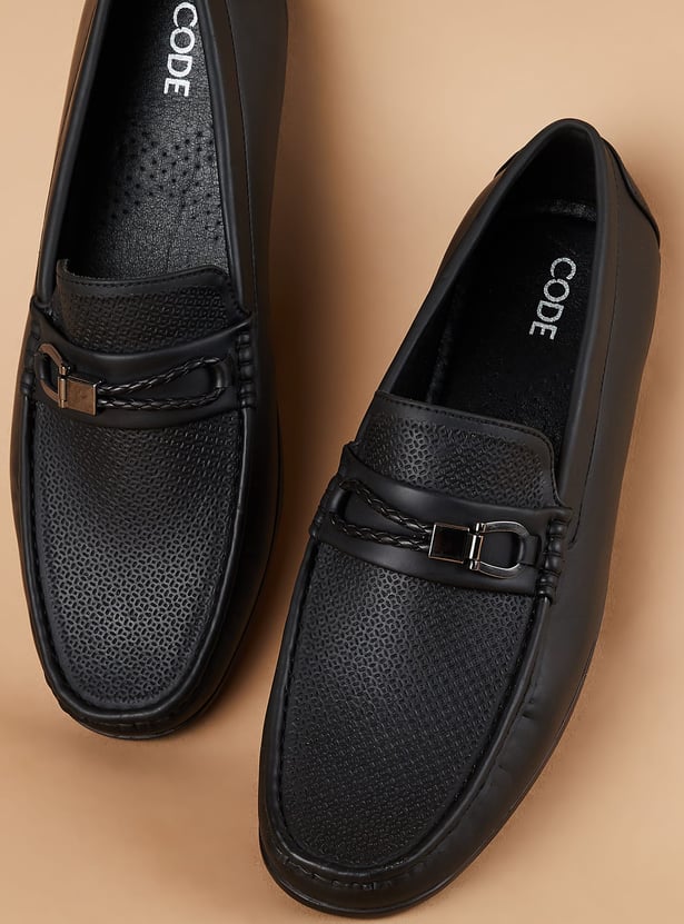 CODE Textured Loafers