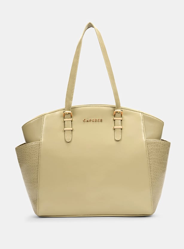 CAPRESE Croc-Textured Shoulder Bag