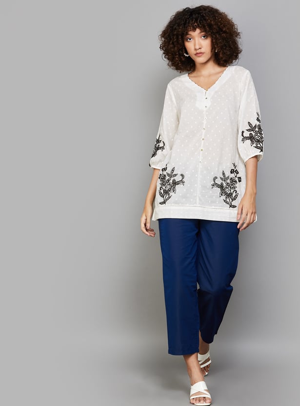 W Embroidered Tunic