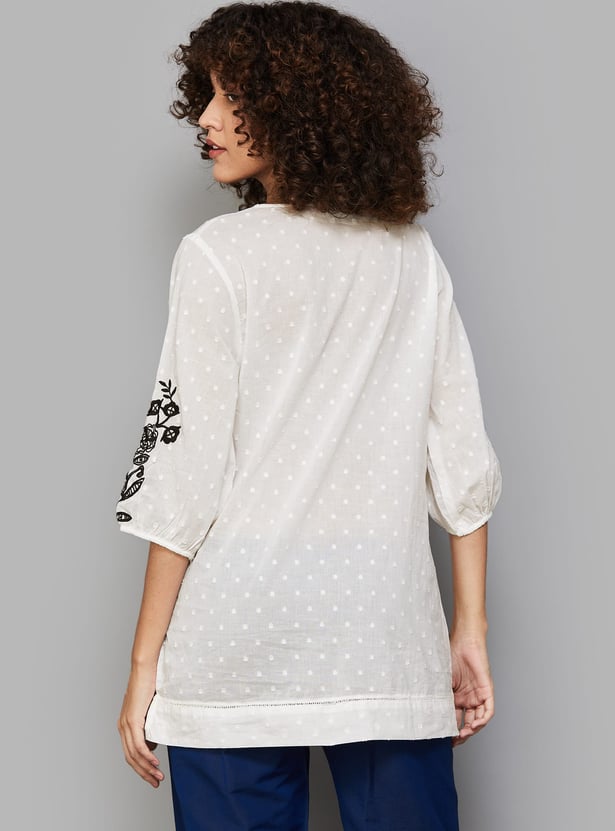 W Embroidered Tunic