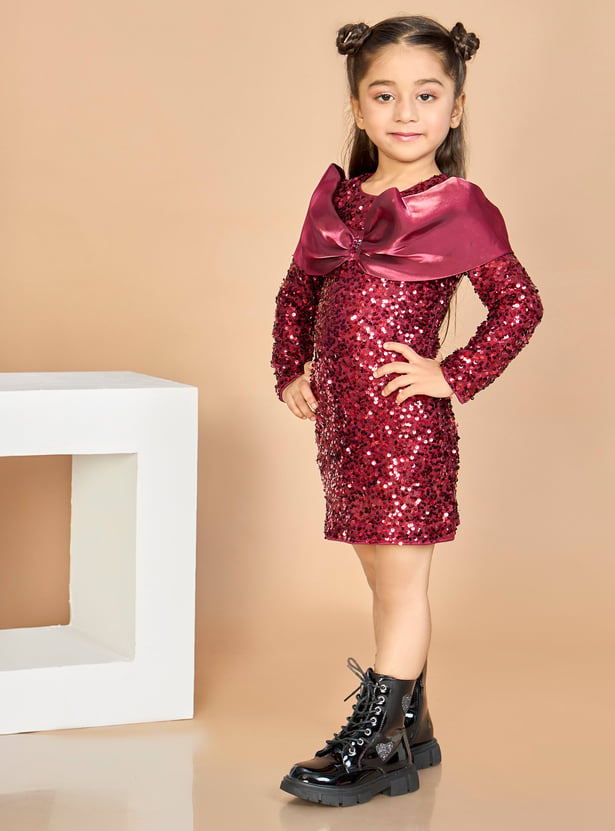 PEPPERMINT Sequined Mini Dress