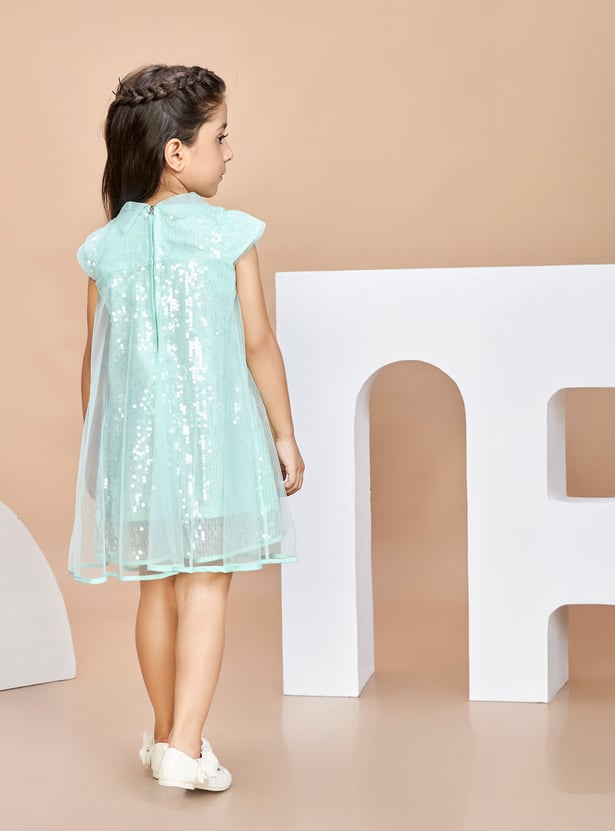PEPPERMINT Girls Sequined A-Line Dress