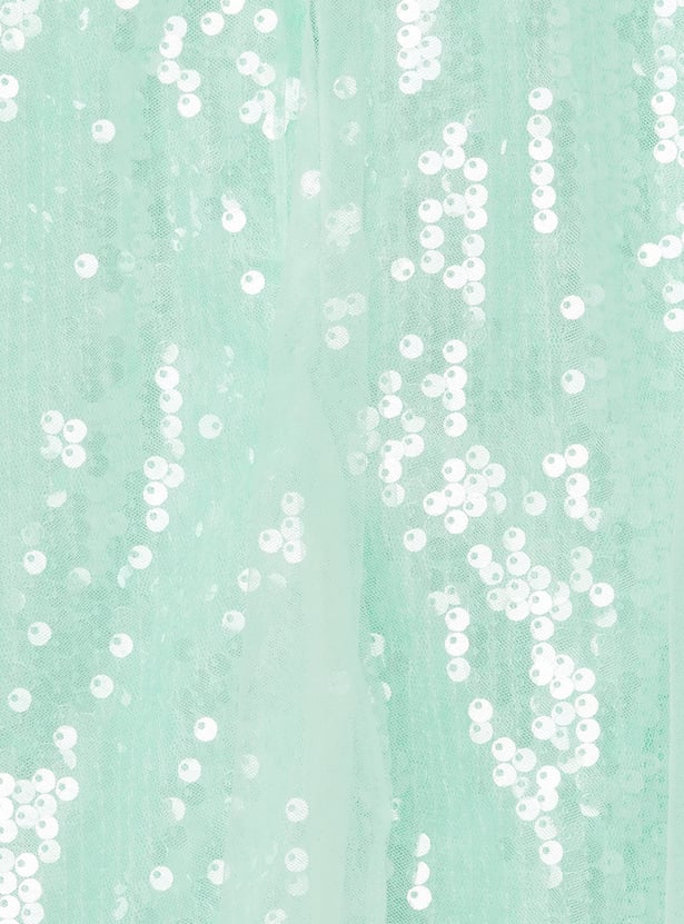 PEPPERMINT Girls Sequinned A-line Dress