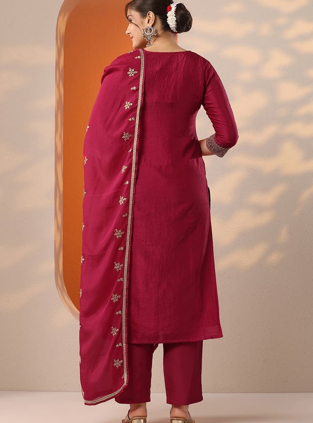 LIBAS Printed Straight Kurta Set