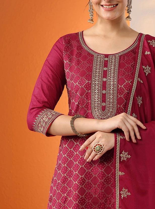 LIBAS Printed Straight Kurta Set