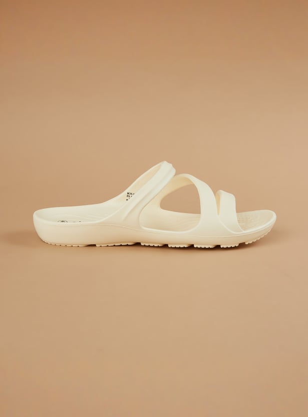 GINGER Textured Strappy Sliders