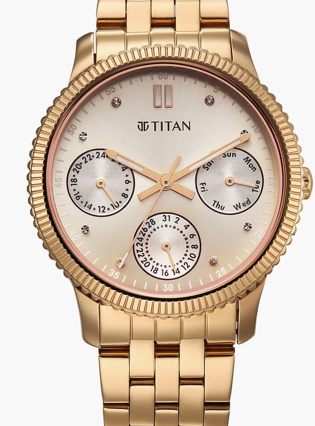 TITAN Sports Fashion Stainless Steel Multifunction Watch - 2765WM02