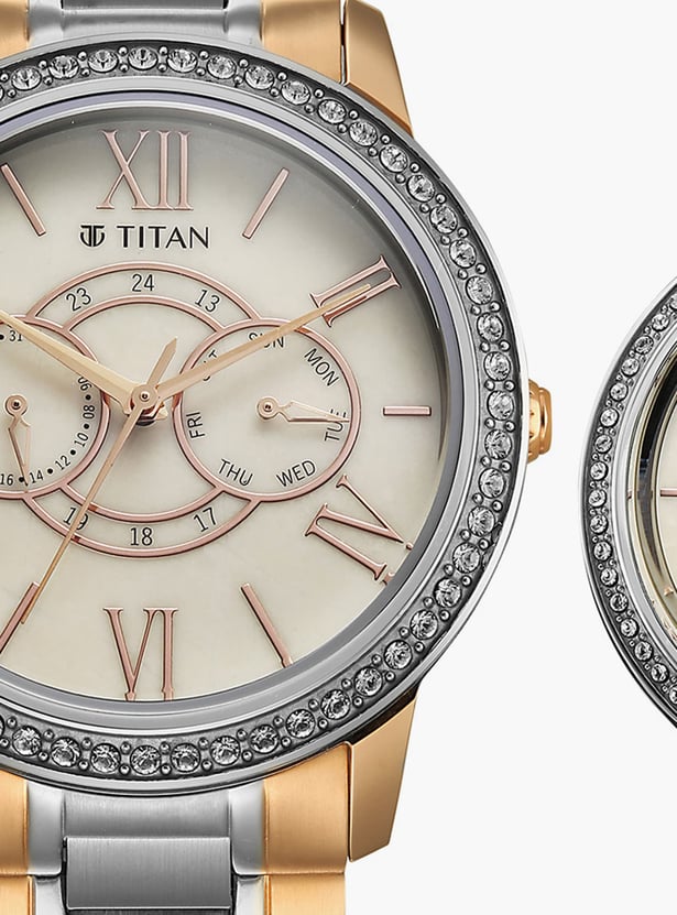 TITAN Royale Bandhan Couple Multifunction Watch Set - 100022778KM02