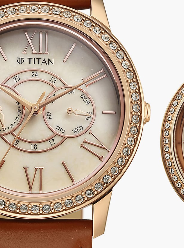 TITAN Royale Bandhan Couple Multifunction Watch Set - 100022778WL01