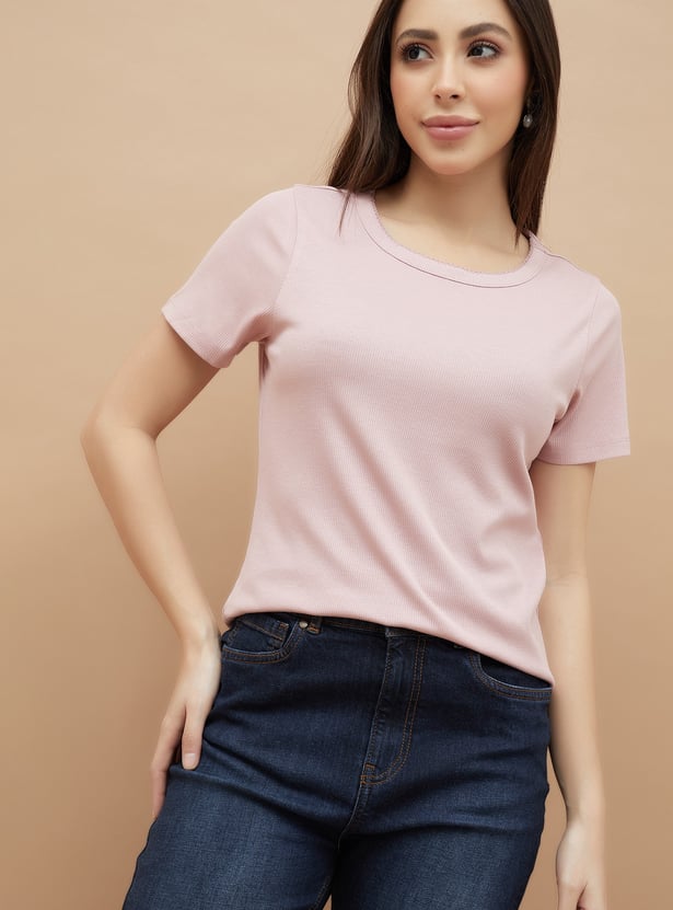 FAME FOREVER Textured T-shirt