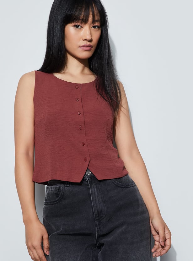 GINGER Textured Vest Top