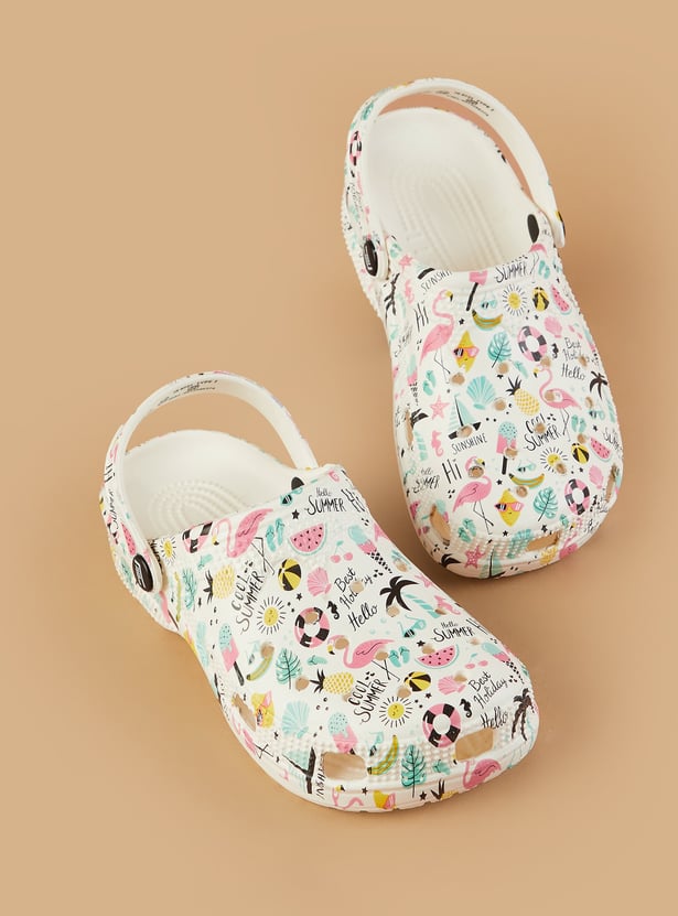 FAME FOREVER Printed Clogs