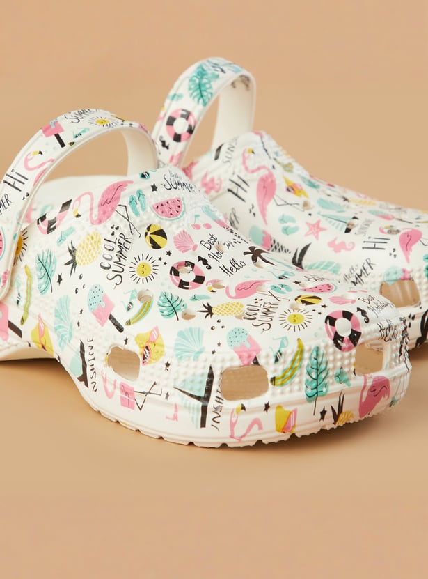 FAME FOREVER Printed Clogs