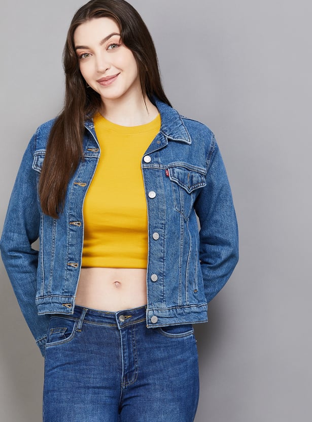 LEVI'S Stonewashed Denim Trucker Jacket
