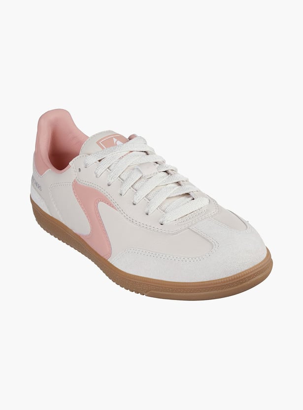SKECHERS Colourblocked Lace-Up Sneakers