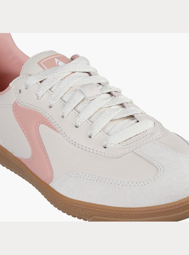 SKECHERS Colourblocked Lace-Up Sneakers