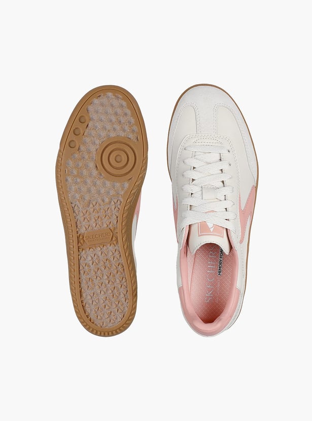 SKECHERS Colourblocked Lace-Up Sneakers
