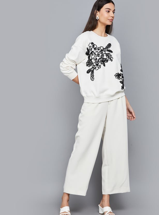 VERO MODA Embroidered Sweatshirt