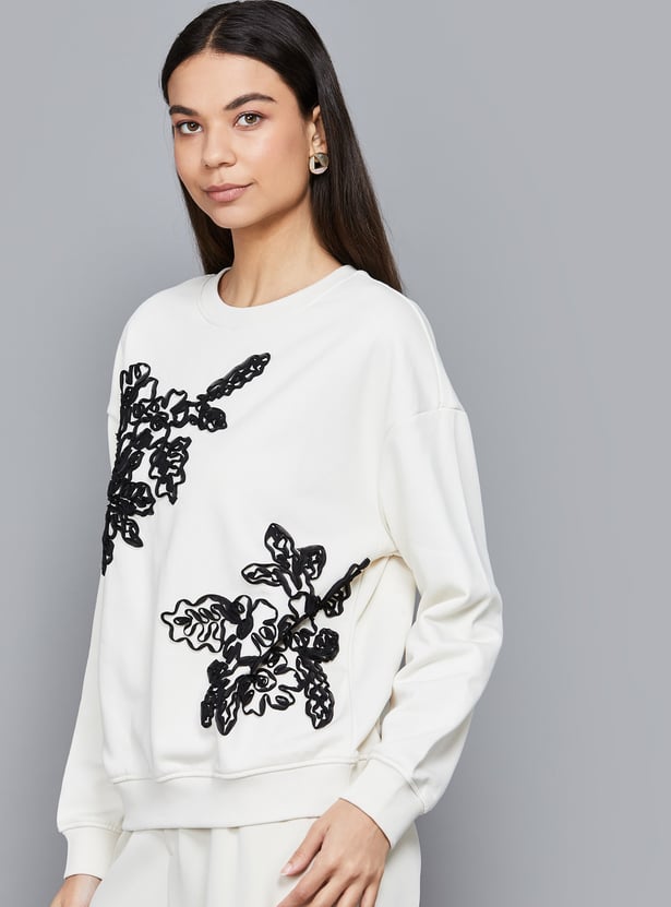 VERO MODA Embroidered Sweatshirt