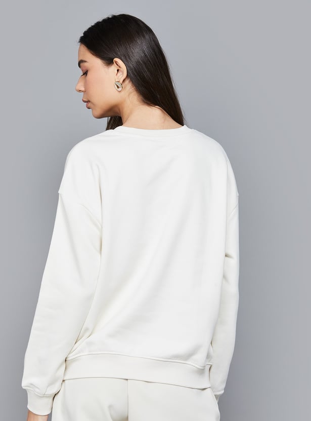 VERO MODA Embroidered Sweatshirt