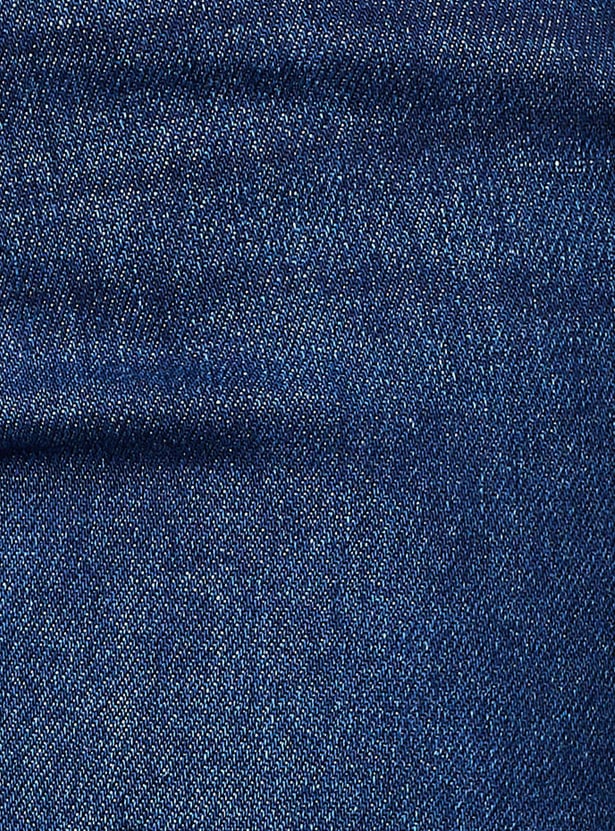 XPOSE Distressed High Rise Flared Jeans