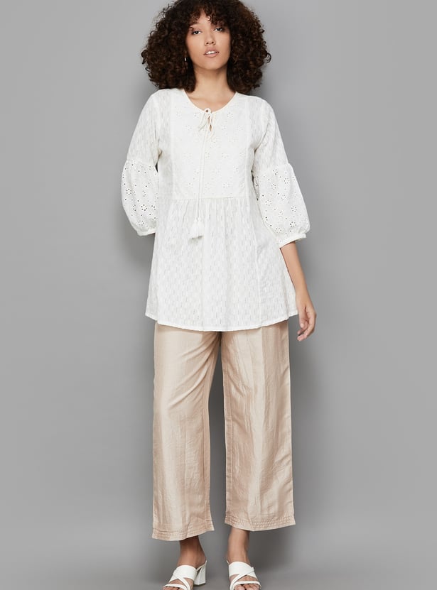 BIBA Solid Palazzos