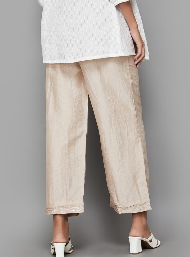 BIBA Solid Palazzos
