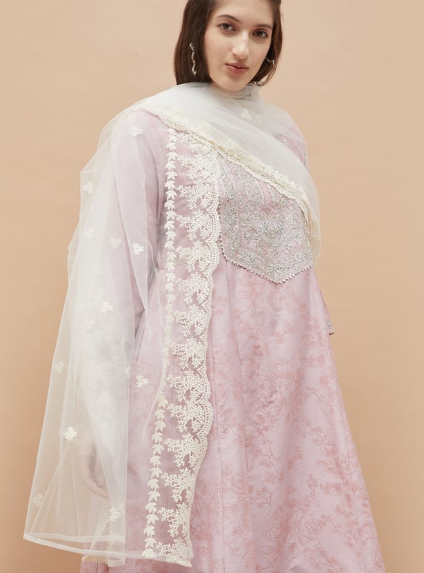 MELANGE Embroidered Dupatta