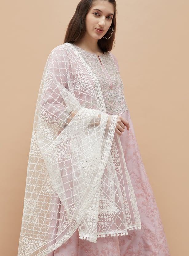 MELANGE Embroidered Dupatta