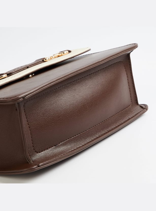 ELLE Horsebit Accent Sling Bag