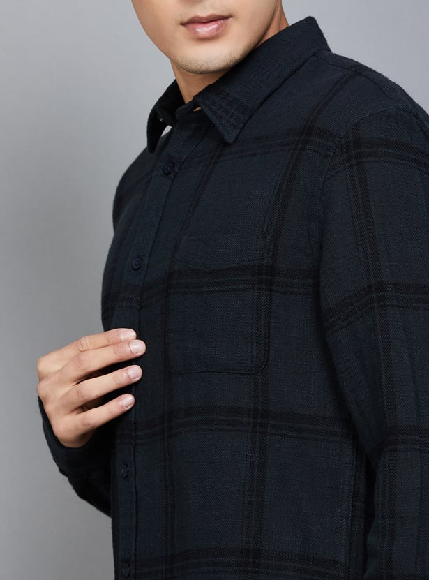 CELIO Checked Regular Fit Shirt