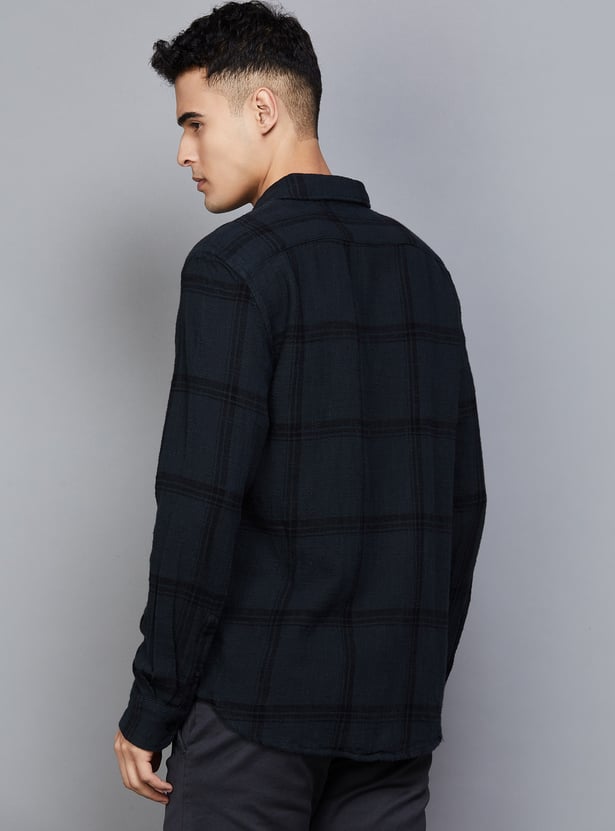 CELIO Checked Regular Fit Shirt