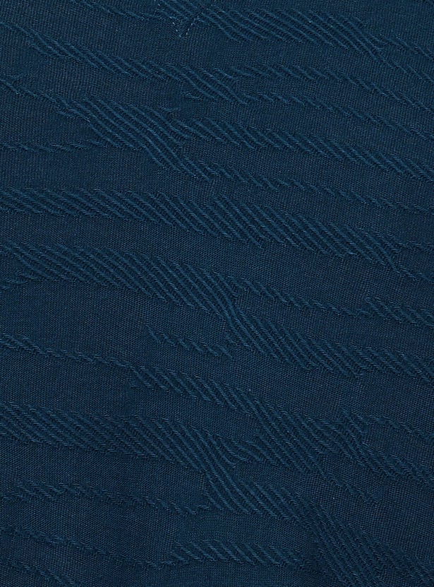 FAHRENHEIT Textured Slim Fit Polo T-shirt