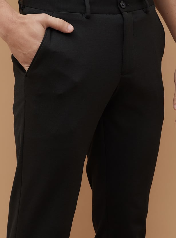 CODE Solid Super Slim Formal Trousers