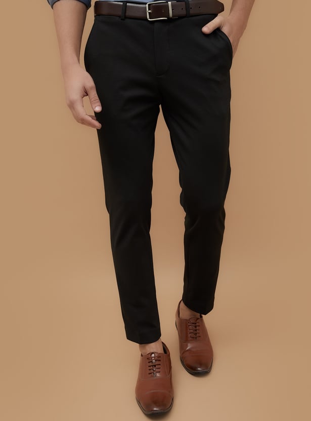 CODE Solid Super Slim Formal Trousers